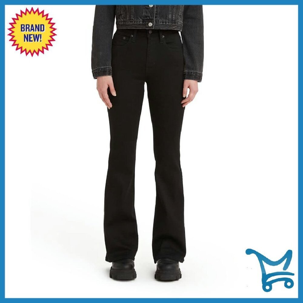 High Rise Flare Jeans, Tight Hip Thigh Fit, Modern Style